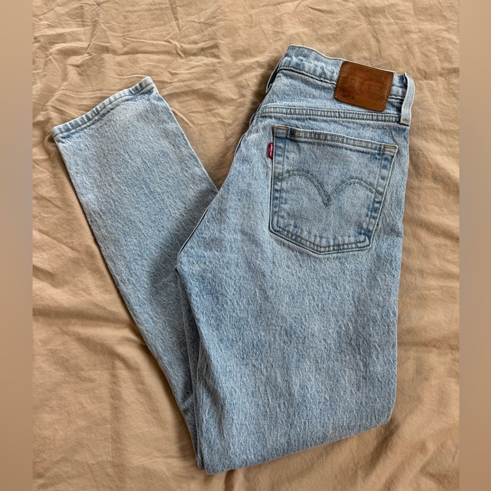 Levi’s Premium 501 S Skinny Light Blue Denim Jeans Women’s W27 L28